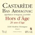 Hors d'Age - Armagnac Castarède - 70cl