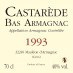 Armagnac Castarède - 1993