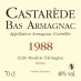 Armagnac Castarède - 1988