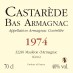 Armagnac Castarède - 1974