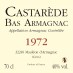 Armagnac Castarède - 1972