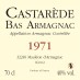 Armagnac Castarède - 1971