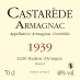 Armagnac Castarède - 1939