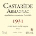 Armagnac Castarède - 1931