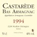 Armagnac Castarède - 1994