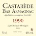 50cl - Armagnac Castarède - 1990