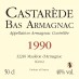 Armagnac Castarède - 1990