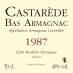 50cl - Armagnac Castarède - 1987