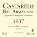 Armagnac Castarède - 1987