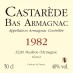 Armagnac Castarède - 1982