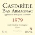 50cl - Armagnac Castarède - 1979