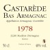 Armagnac Castarède - 1978