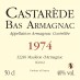 Armagnac Castarède - 1974