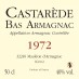 Armagnac Castarède - 1972