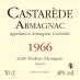 50cl - Armagnac Castarède - 1966