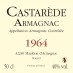 50cl - Armagnac Castarède - 1964