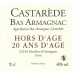 Armagnac Castarède - Hors d'Age/XO