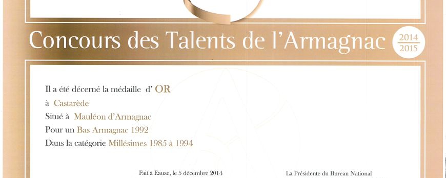 Les Talents de l'Armagnac 2014-2015